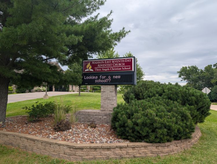 Madison East Church - Sign_